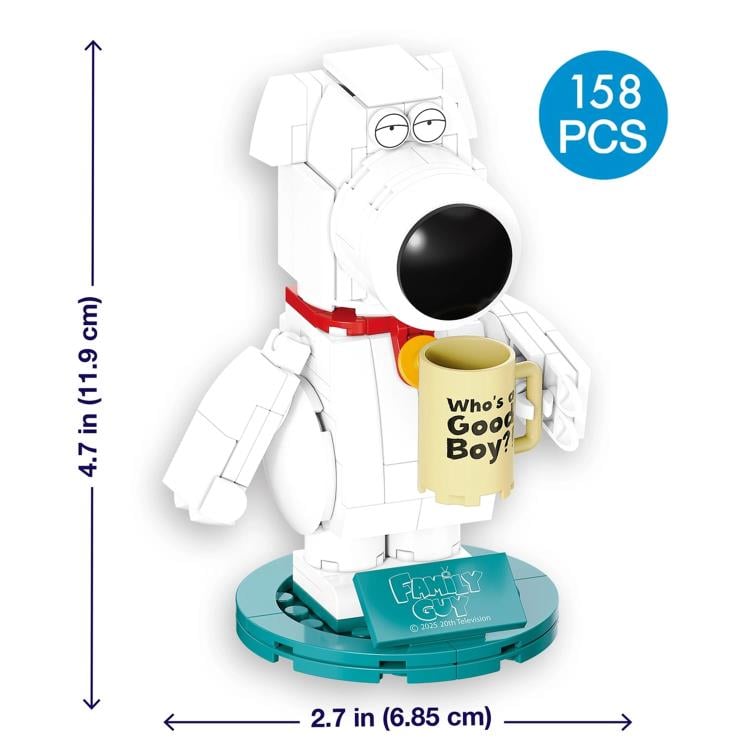 Family Guy Brian Griffin Brick Building Set Gallery Image 4