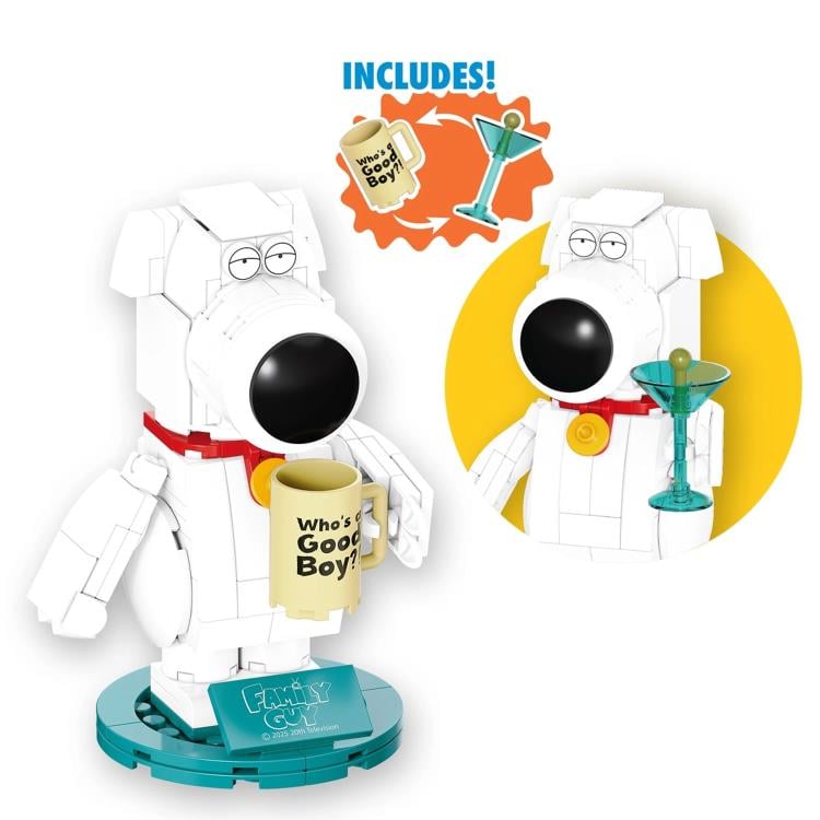 Family Guy Brian Griffin Brick Building Set Gallery Image 3