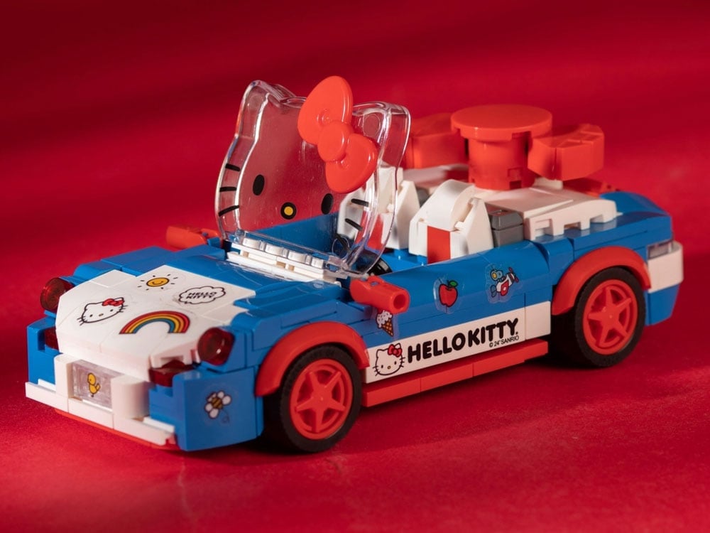 Sanrio Hello Kitty Convertible Car Brick Building Set