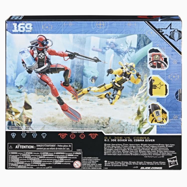 G.I. Joe Classified Series #169 G.I. Joe Diver vs. Cobra Diver Exclusive Action Figure Set Gallery Image 15
