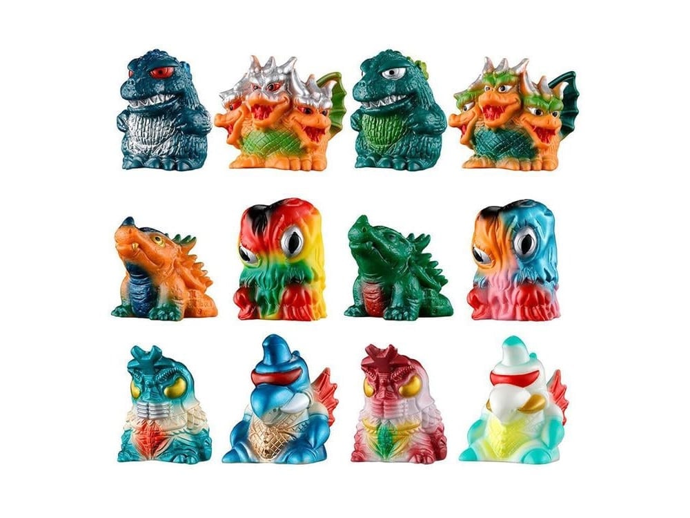 Godzilla Mini Sofvi Chronicle Godzilla Retro Color Collection Box
