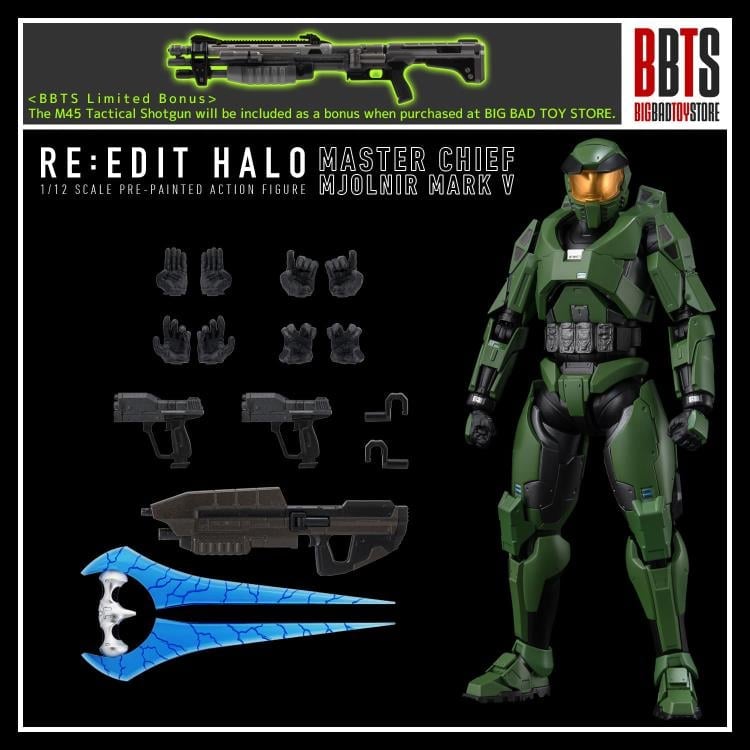 [新品未開封正規品]Re:Edit halo Master Chief Halo RE:EDIT Master Chief (Mjolnir Mark V) BBTS Exclusive 1/12
