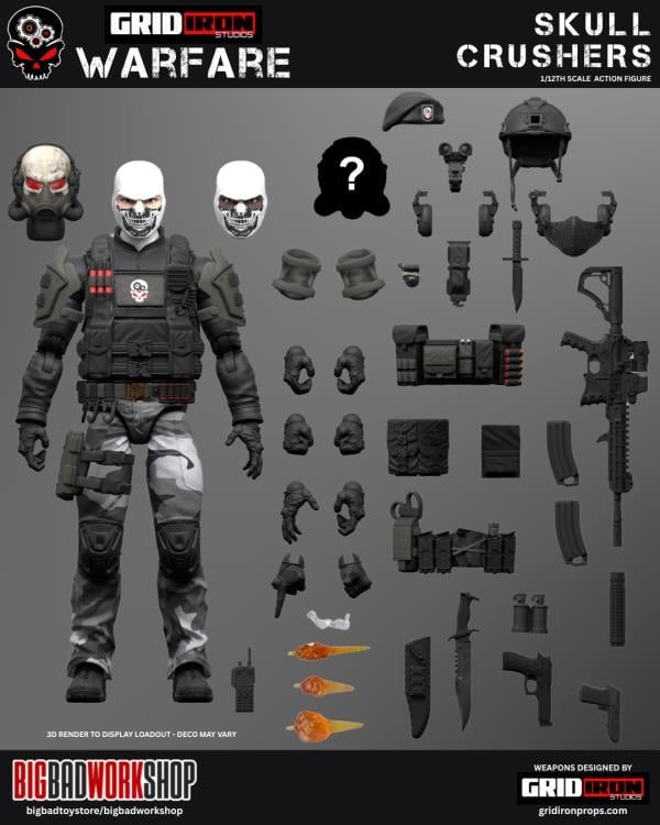 Gridiron Warfare Skull Crushers 1/12 Scale BBTS Exclusive Action Figure Gallery Image 20