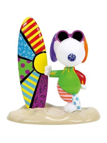 Peanuts Joe Cool Surf Figurine (Romero Britto) Gallery Image 2