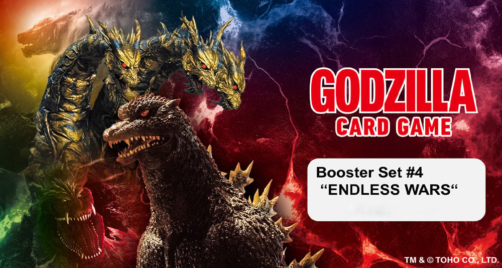 Godzilla Card Game Endless Wars Set 4 (English Edition) Box of 12 Booster Packs Gallery Image 3