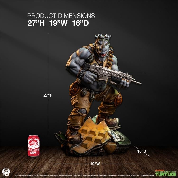 Teenage Mutant Ninja Turtles Legends Rocksteady 1/3 Scale Limited
