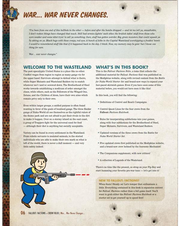 Fallout Factions: Crew Folio Gallery Image 3