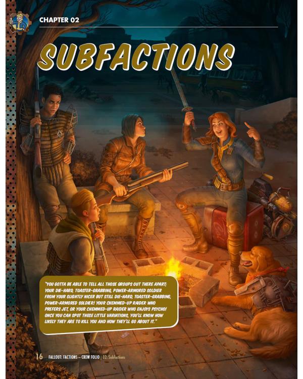 Fallout Factions: Crew Folio Gallery Image 7
