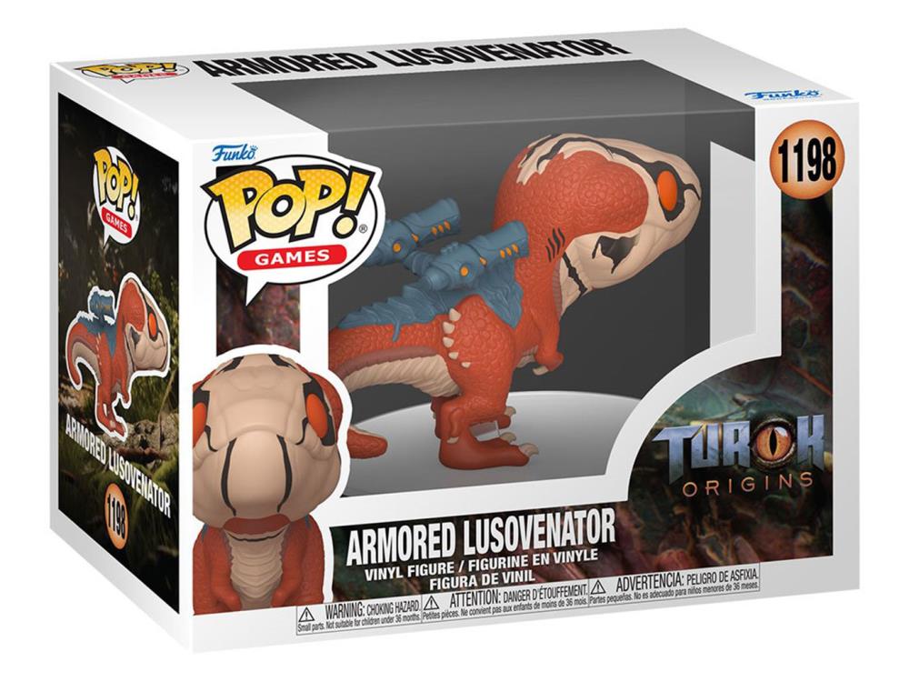 Turok: Origins Pop! Games #1198 Armored Lusovenator