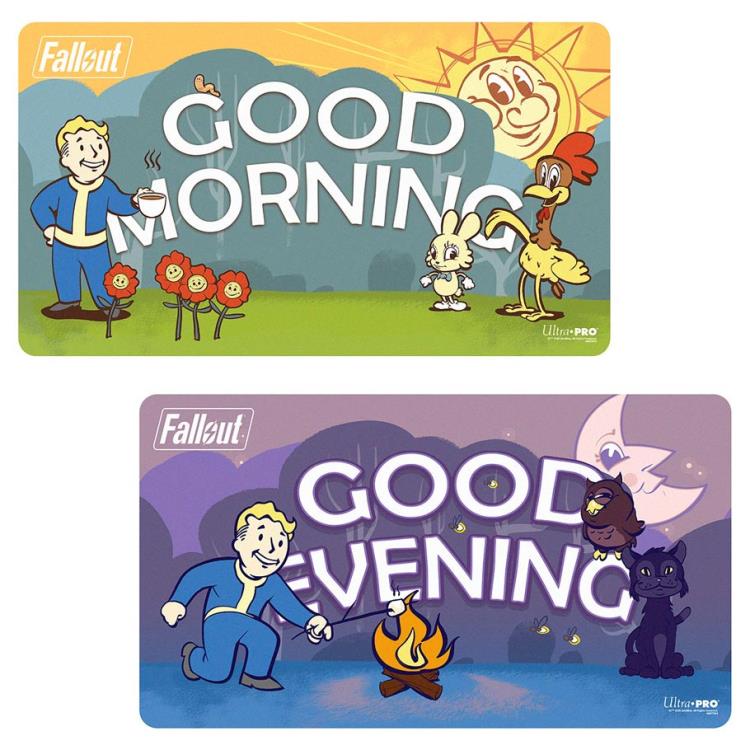 Fallout Vault Boy (Good Morning/Good Evening) Double-Sided Playmat Gallery Image 3