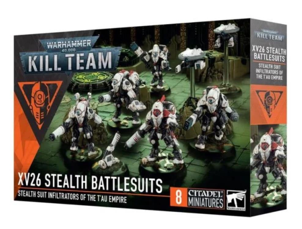 Warhammer 40,000: Kill Team- XV26 Stealth Battlesuits Miniatures Set Gallery Image 14