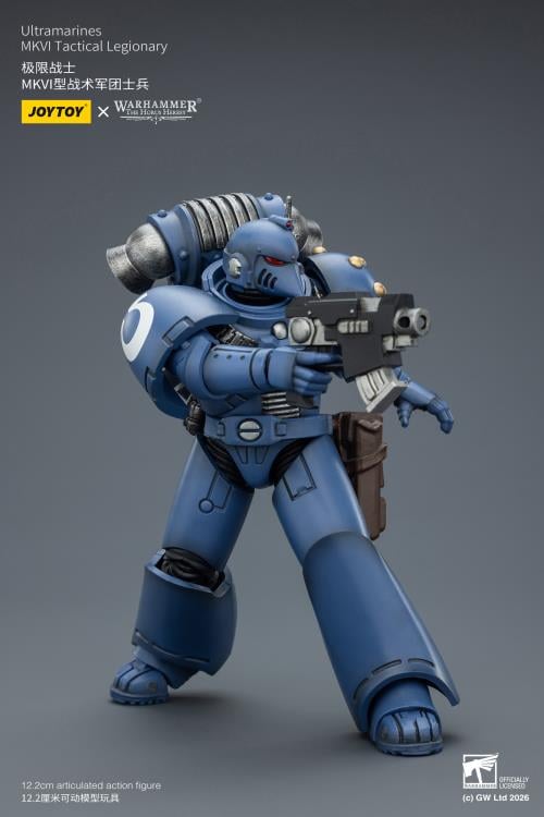 Warhammer: The Horus Heresy Ultramarines MKVI Tactical Legionary 1/18 Scale Action Figure Gallery Image 11