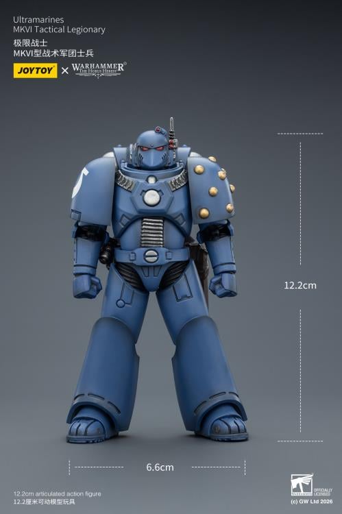 Warhammer: The Horus Heresy Ultramarines MKVI Tactical Legionary 1/18 Scale Action Figure Gallery Image 13