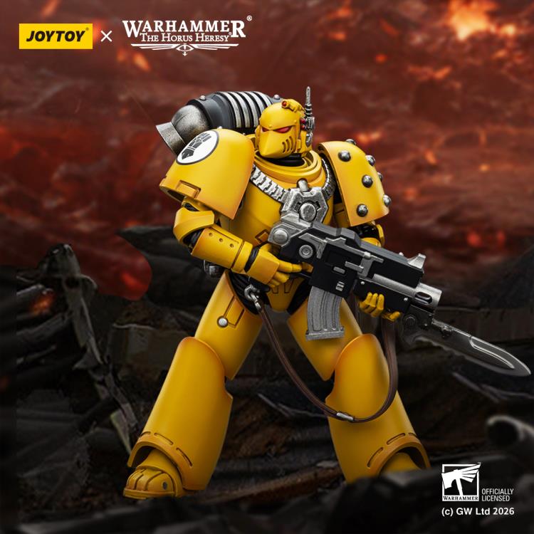 Warhammer: The Horus Heresy Imperial Fists MKVI Tactical Legionary 1/18 Scale Action Figure Gallery Image 3