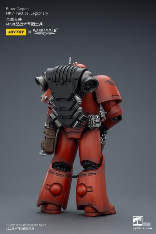 Warhammer: The Horus Heresy Blood Angels MKVI Tactical Legionary 1/18 Scale Action Figure Gallery Image 7