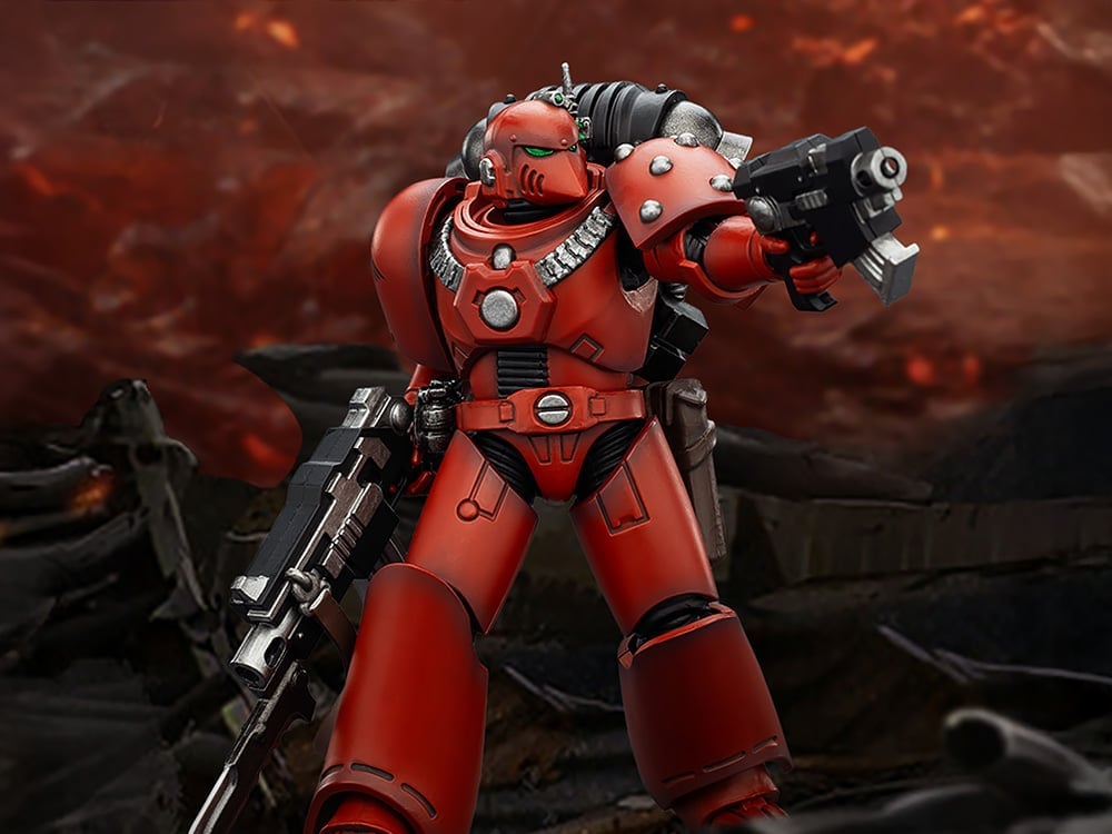 Warhammer: The Horus Heresy Blood Angels MKVI Tactical Legionary 1/18 Scale Action Figure Gallery Image 1