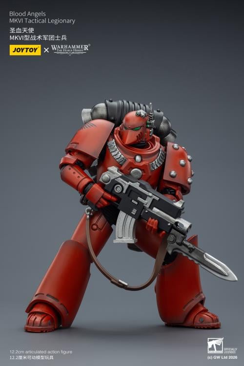 Warhammer: The Horus Heresy Blood Angels MKVI Tactical Legionary 1/18 Scale Action Figure Gallery Image 10