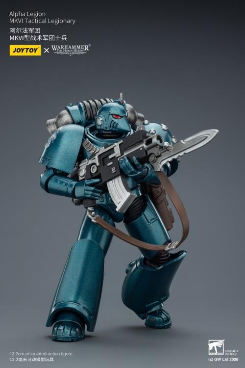 Warhammer: The Horus Heresy Alpha Legion MKVI Tactical Legionary 1/18 Scale Action Figure Gallery Image 10