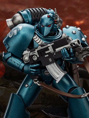 Warhammer: The Horus Heresy Alpha Legion MKVI Tactical Legionary 1/18 Scale Action Figure Gallery Image 2