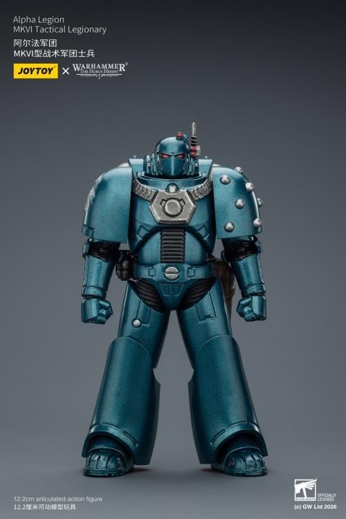 Warhammer: The Horus Heresy Alpha Legion MKVI Tactical Legionary 1/18 Scale Action Figure Gallery Image 4