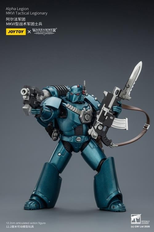 Warhammer: The Horus Heresy Alpha Legion MKVI Tactical Legionary 1/18 Scale Action Figure Gallery Image 11