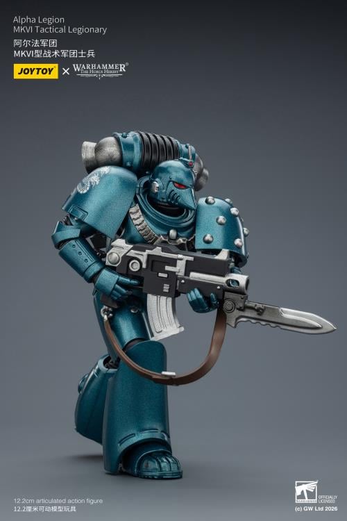 Warhammer: The Horus Heresy Alpha Legion MKVI Tactical Legionary 1/18 Scale Action Figure Gallery Image 8