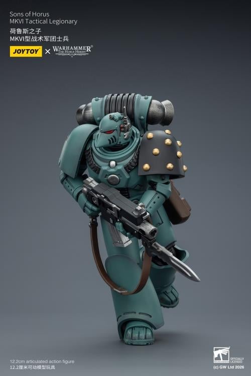 Warhammer: The Horus Heresy Sons of Horus MKVI Tactical Legionary 1/18 Scale Action Figure Gallery Image 9