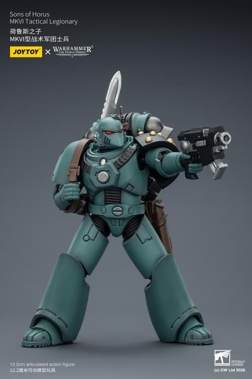 Warhammer: The Horus Heresy Sons of Horus MKVI Tactical Legionary 1/18 Scale Action Figure Gallery Image 11