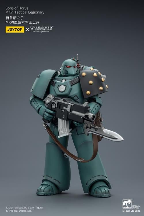 Warhammer: The Horus Heresy Sons of Horus MKVI Tactical Legionary 1/18 Scale Action Figure Gallery Image 6