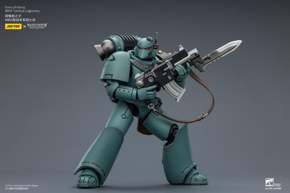 Warhammer: The Horus Heresy Sons of Horus MKVI Tactical Legionary 1/18 Scale Action Figure Gallery Image 10