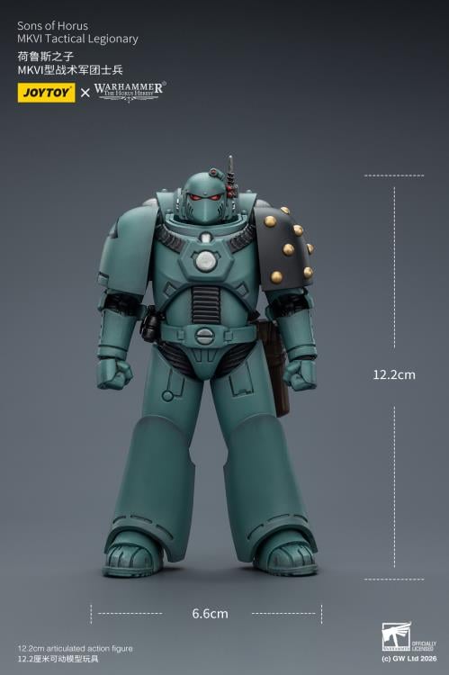 Warhammer: The Horus Heresy Sons of Horus MKVI Tactical Legionary 1/18 Scale Action Figure Gallery Image 13