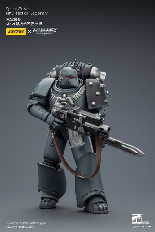 Warhammer: The Horus Heresy Space Wolves MKVI Tactical Legionary 1/18 Scale Action Figure Gallery Image 8