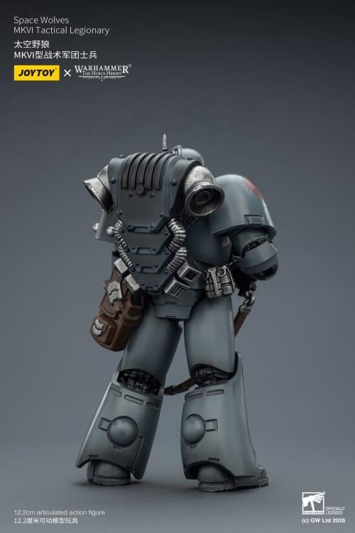 Warhammer: The Horus Heresy Space Wolves MKVI Tactical Legionary 1/18 Scale Action Figure Gallery Image 7
