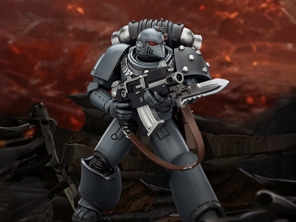 Warhammer: The Horus Heresy Space Wolves MKVI Tactical Legionary 1/18 Scale Action Figure Gallery Image 1