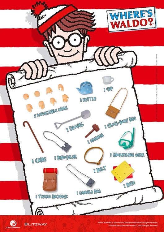 Where's Waldo Waldo 1/12 Scale Action Figure Gallery Image 12