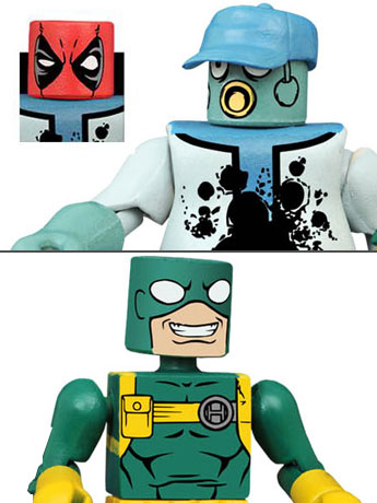 Marvel Minimates Wave 65 Deadpool Mascot Deadpool & Bob Gallery Image 2