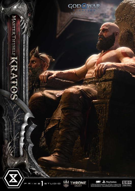 God of War Ragnarok Throne Legacy Master Thyself Kratos (Bonus Ver.) 1/3 Scale Limited Edition Statue Gallery Image 14