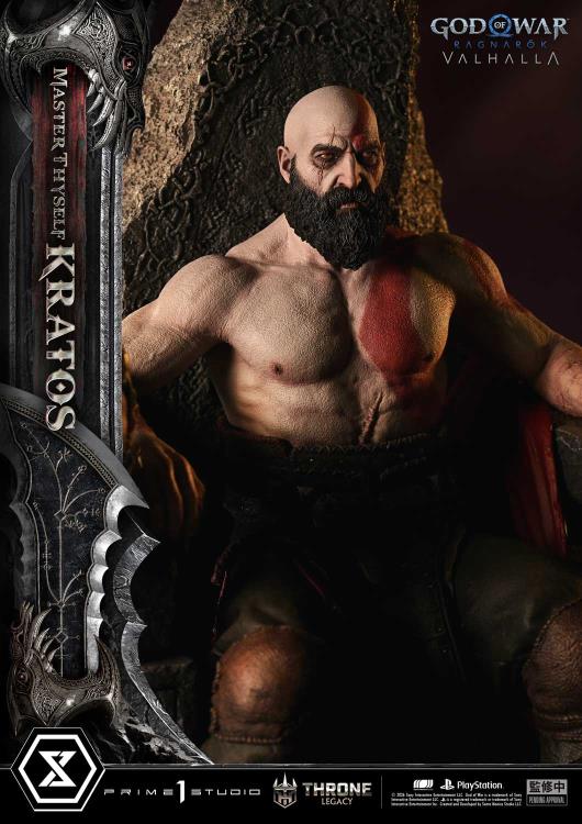God of War Ragnarok Throne Legacy Master Thyself Kratos (Bonus Ver.) 1/3 Scale Limited Edition Statue Gallery Image 26