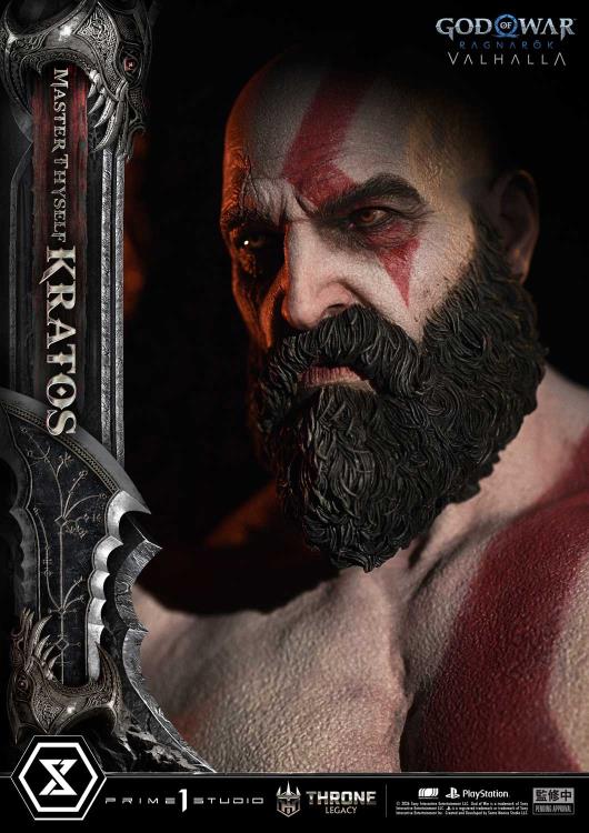God of War Ragnarok Throne Legacy Master Thyself Kratos (Bonus Ver.) 1/3 Scale Limited Edition Statue Gallery Image 21