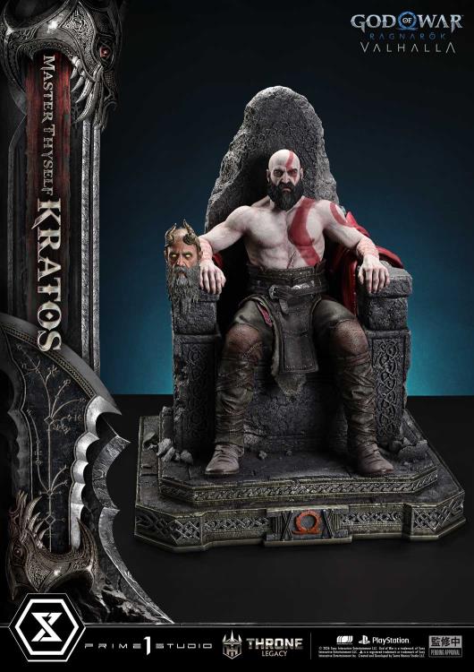 God of War Ragnarok Throne Legacy Master Thyself Kratos (Bonus Ver.) 1/3 Scale Limited Edition Statue Gallery Image 29
