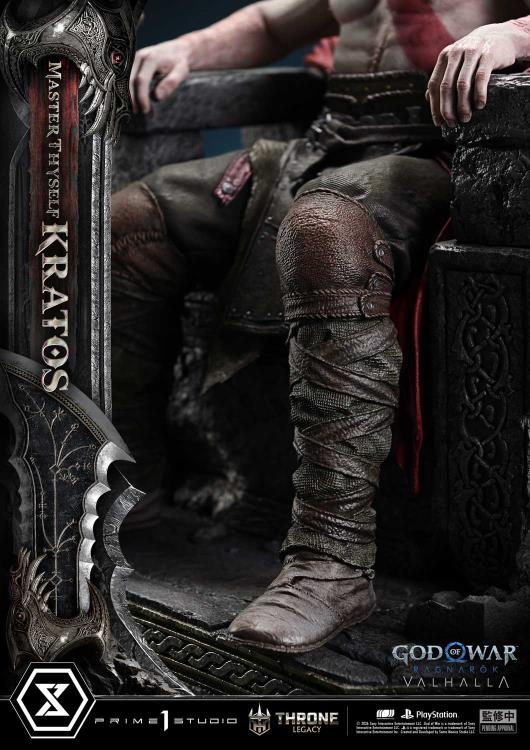 God of War Ragnarok Throne Legacy Master Thyself Kratos (Bonus Ver.) 1/3 Scale Limited Edition Statue Gallery Image 30