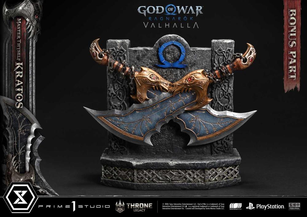 God of War Ragnarok Throne Legacy Master Thyself Kratos (Bonus Ver.) 1/3 Scale Limited Edition Statue Gallery Image 6