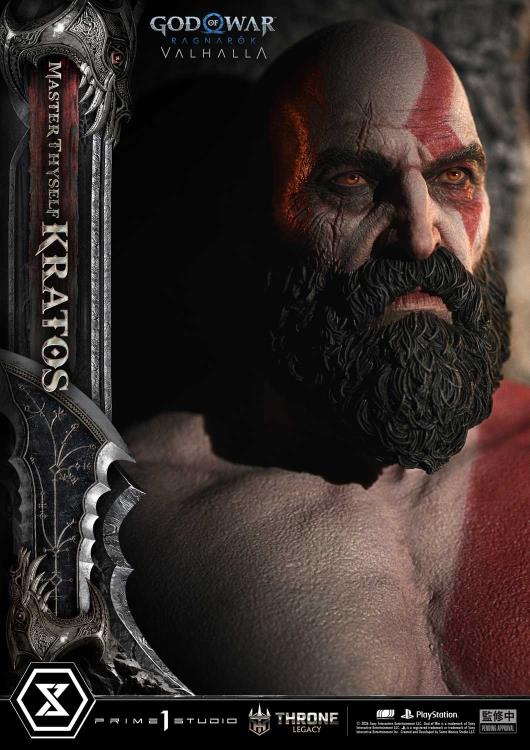 God of War Ragnarok Throne Legacy Master Thyself Kratos (Bonus Ver.) 1/3 Scale Limited Edition Statue Gallery Image 22