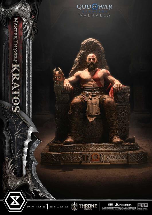 God of War Ragnarok Throne Legacy Master Thyself Kratos (Bonus Ver.) 1/3 Scale Limited Edition Statue Gallery Image 10