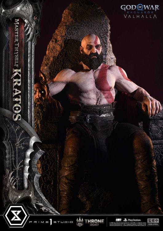 God of War Ragnarok Throne Legacy Master Thyself Kratos (Bonus Ver.) 1/3 Scale Limited Edition Statue Gallery Image 25