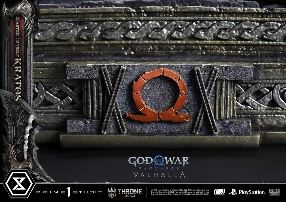 God of War Ragnarok Throne Legacy Master Thyself Kratos (Bonus Ver.) 1/3 Scale Limited Edition Statue Gallery Image 37