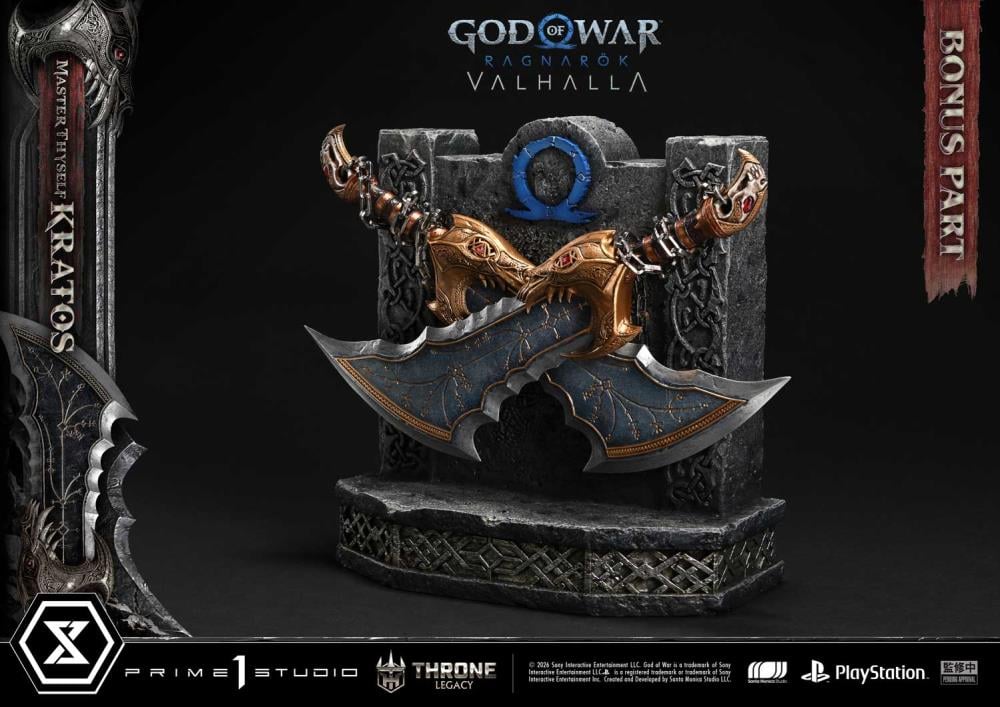 God of War Ragnarok Throne Legacy Master Thyself Kratos (Bonus Ver.) 1/3 Scale Limited Edition Statue Gallery Image 7