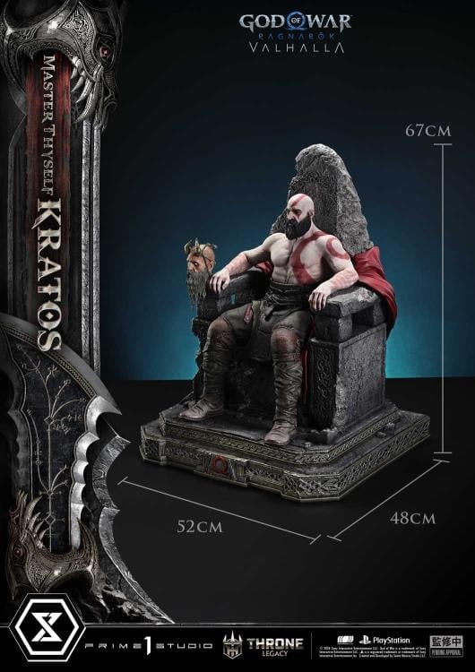 God of War Ragnarok Throne Legacy Master Thyself Kratos (Bonus Ver.) 1/3 Scale Limited Edition Statue Gallery Image 38