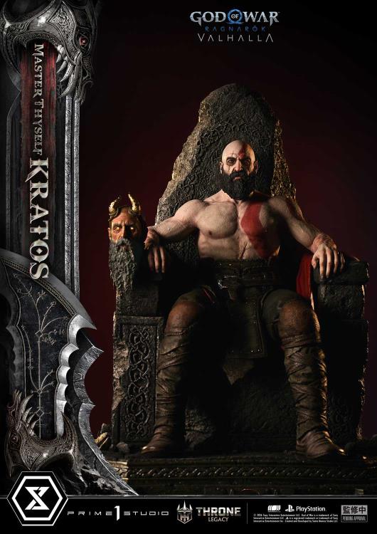 God of War Ragnarok Throne Legacy Master Thyself Kratos (Bonus Ver.) 1/3 Scale Limited Edition Statue Gallery Image 23