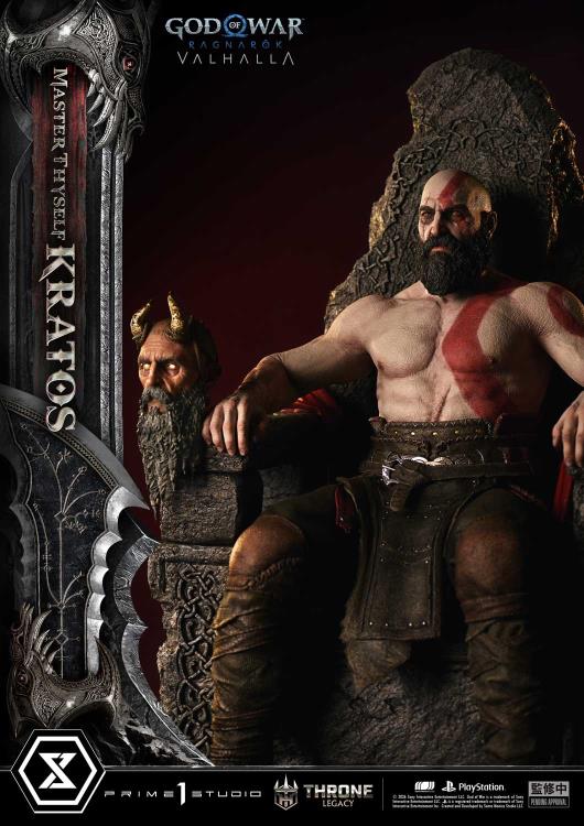 God of War Ragnarok Throne Legacy Master Thyself Kratos (Bonus Ver.) 1/3 Scale Limited Edition Statue Gallery Image 24